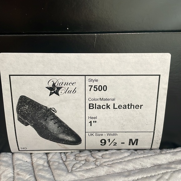 Mens leather dance shoes main image 9